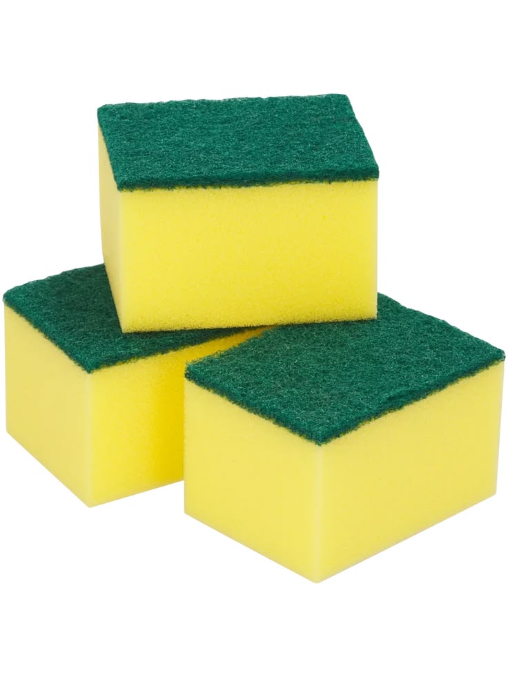 Dual sided cleaning sponge