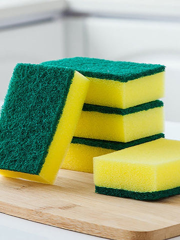 Dual sided cleaning sponge