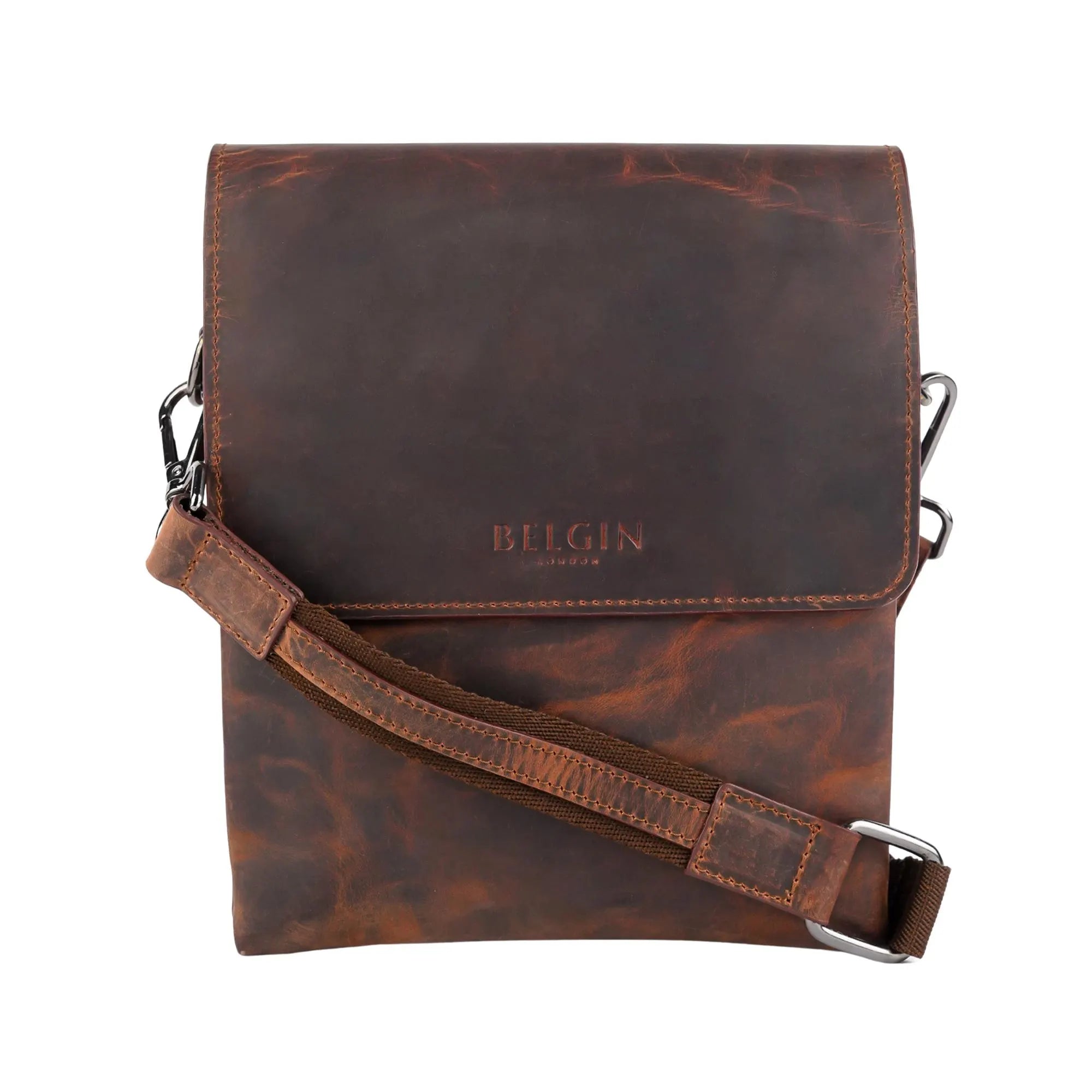 Brown Leather Sling/ Crossbody Bag for Travel and Casual Use