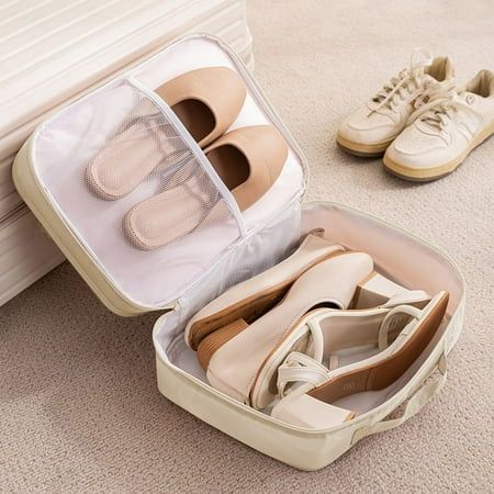 Travel shoe bag organizer